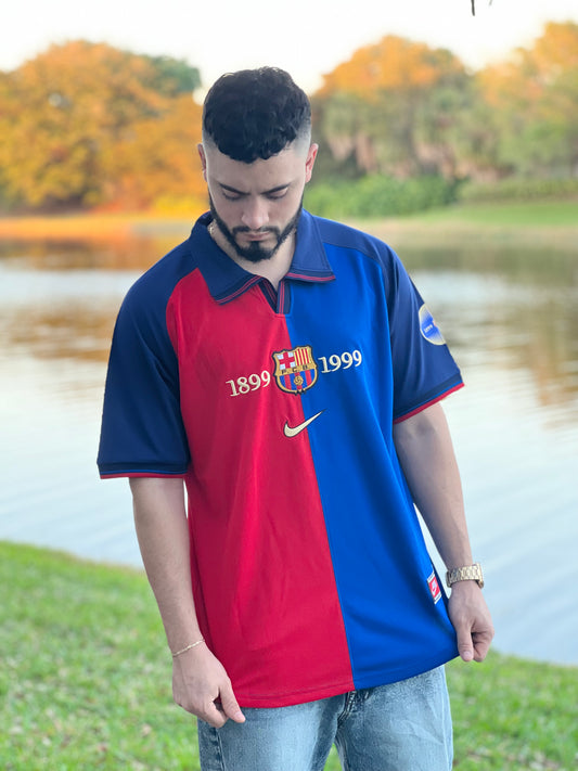 Fc barcelona home 1999